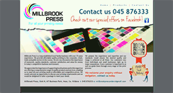 Desktop Screenshot of millbrookpress.ie